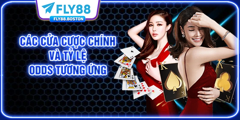 Các cửa cược chính và tỷ lệ odds tương ứng