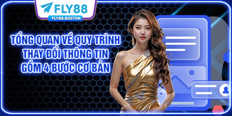 Tổng quan về quy trình thay đổi thông tin gồm 4 bước cơ bản